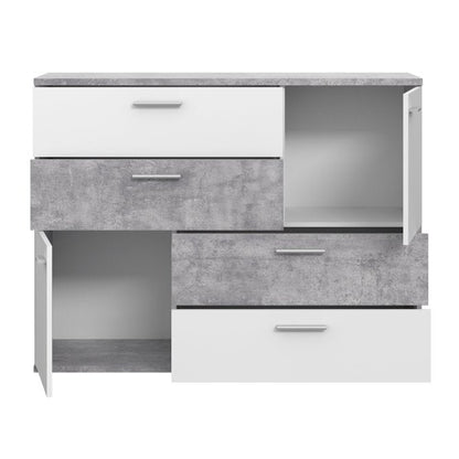 Skive 125cm 2 Door 4 Drawer Sideboard (SKVK46)