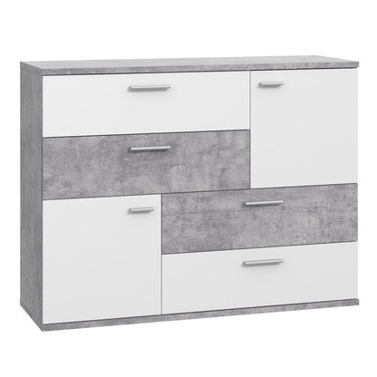 Skive 125cm 2 Door 4 Drawer Sideboard (SKVK46)