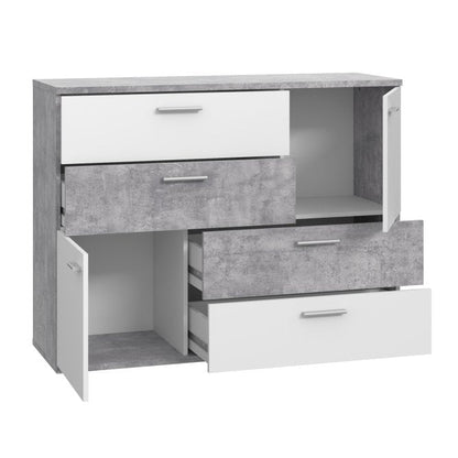 Skive 125cm 2 Door 4 Drawer Sideboard (SKVK46)