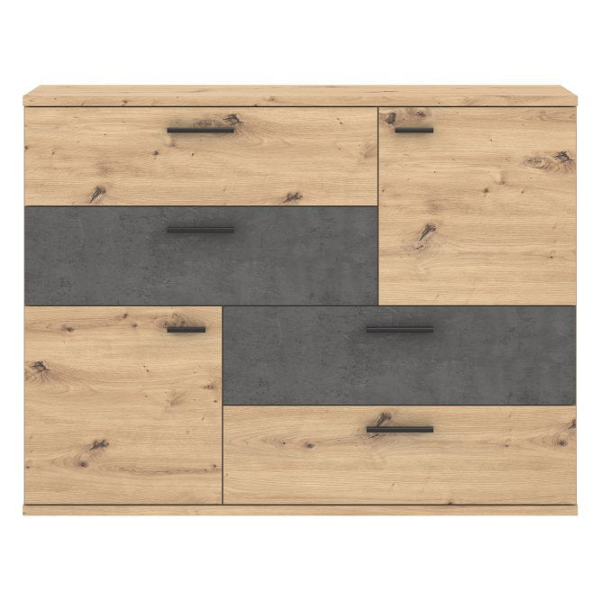 Skive 125cm 2 Door 4 Drawer Sideboard (SKVK46)