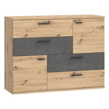 Skive 125cm 2 Door 4 Drawer Sideboard (SKVK46)
