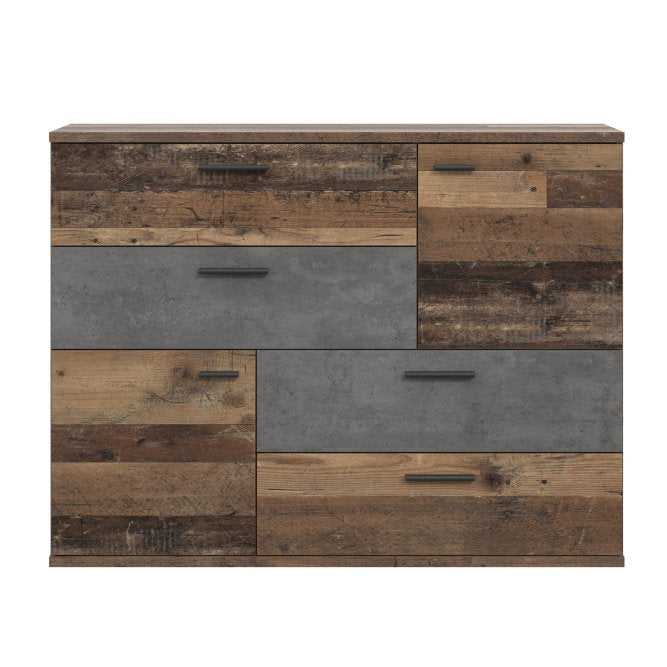Skive 125cm 2 Door 4 Drawer Sideboard (SKVK46)