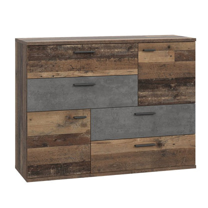Skive 125cm 2 Door 4 Drawer Sideboard (SKVK46)