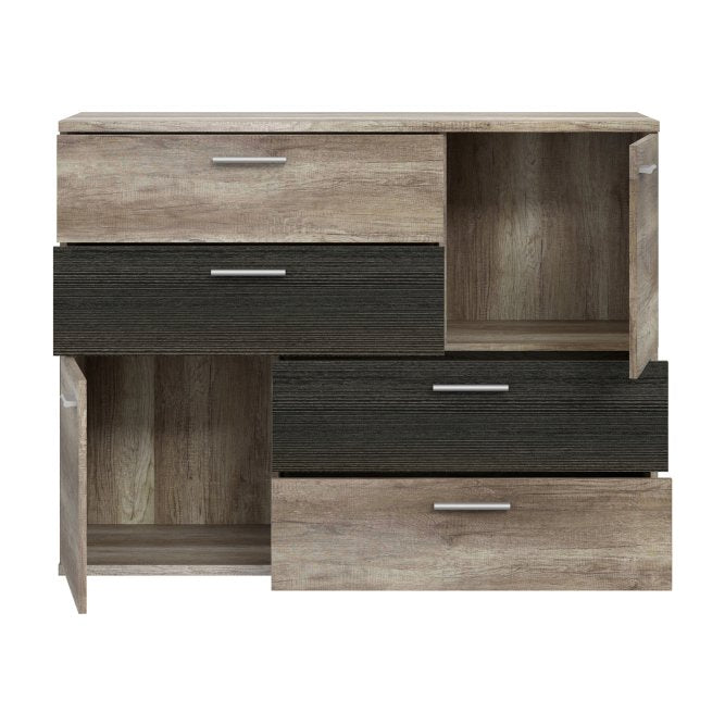 Skive 125cm 2 Door 4 Drawer Sideboard (SKVK46)