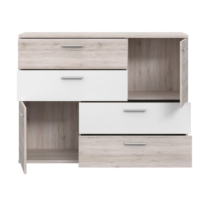 Skive 125cm 2 Door 4 Drawer Sideboard (SKVK46)