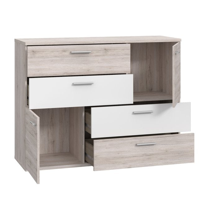 Skive 125cm 2 Door 4 Drawer Sideboard (SKVK46)