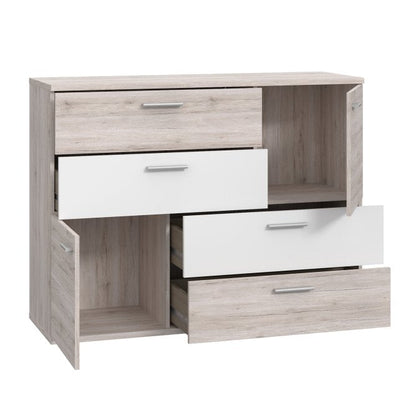 Skive 125cm 2 Door 4 Drawer Sideboard (SKVK46)