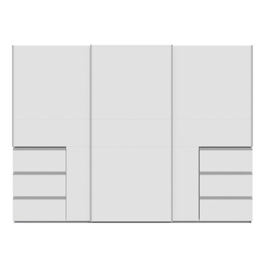 Winn II Sliding Door Wardrobe with Drawers 270cm