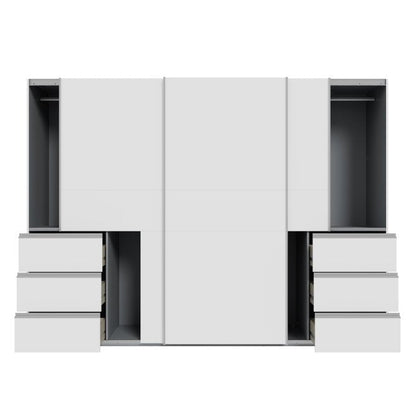 Winn II Sliding Door Wardrobe with Drawers 270cm