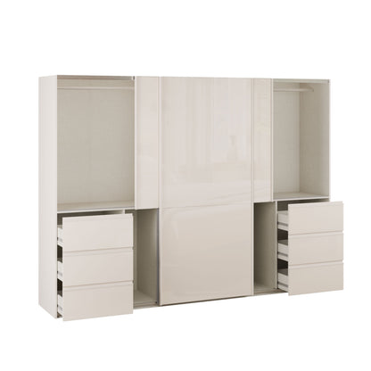 Winn II Sliding Door Wardrobe with Drawers 270cm