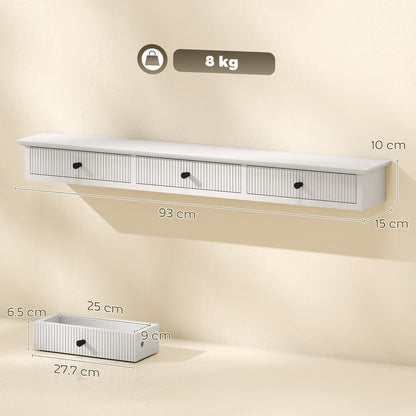 HOMCOM Shelf in White