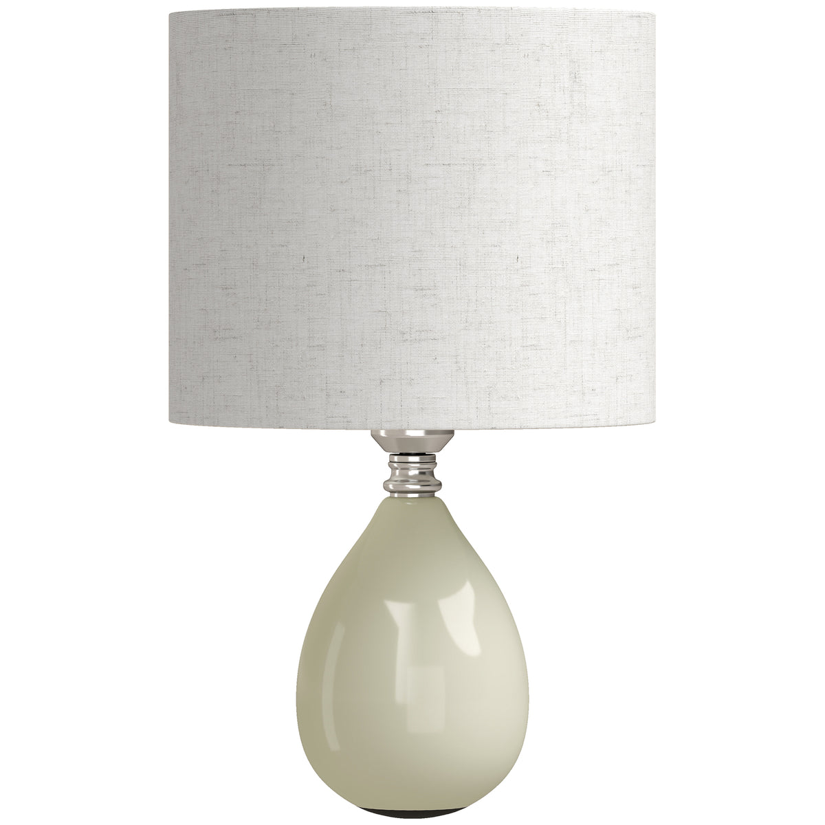 HOMCOM Table Lamp in Cream White
