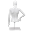 Female Half Body Mannequin with Adjustable Height and Arms