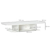 HOMCOM Floating TV Unit Stand for TVs up to 40