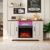20 Inch Electric Fireplace Insert 750W/1500W Fireplace Heater with Remote Control