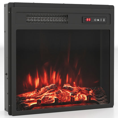 20 Inch Electric Fireplace Insert 750W/1500W Fireplace Heater with Remote Control