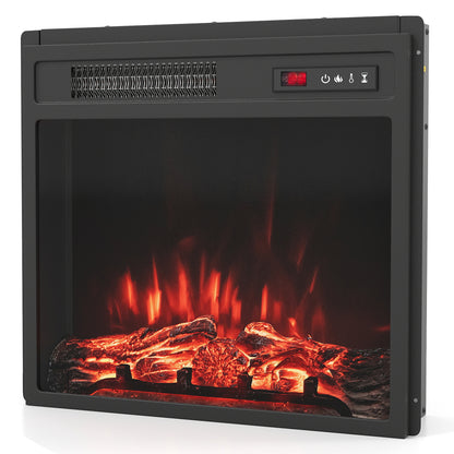 20 Inch Electric Fireplace Insert 750W/1500W Fireplace Heater with Remote Control