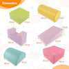 Foam Climbing Blocks with PU Cover for Toddlers 1-3-Macaron Pink