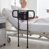 Foldable Bed Rail for Seniors Bed Rail for Elderly Adults Safety with Adjustable Width and Height-Black