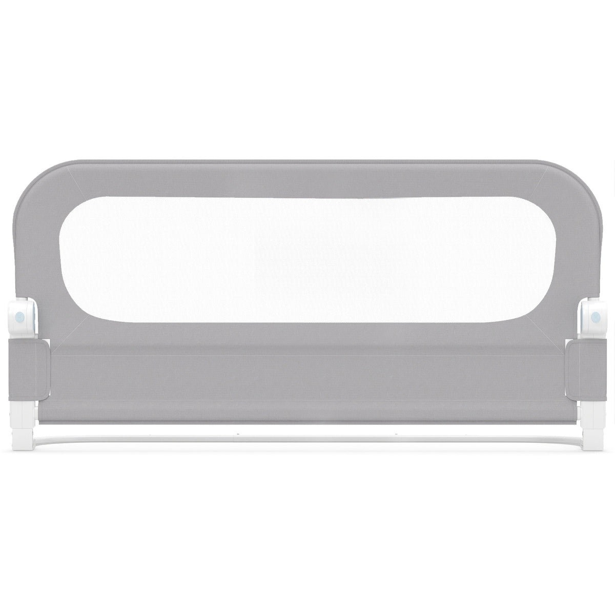 Foldable Bed Rail for Toddlers 120 Long with Removable Cover-Grey