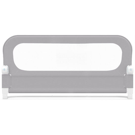 Foldable Bed Rail for Toddlers 120 Long with Removable Cover-Grey