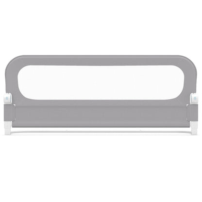 Foldable Bed Rail for Toddlers 148 Long with Removable Cover-Grey