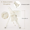 4-in-1 Foldable Baby High Chair with 6 Adjustable Heights and 5-Position Backrest-Beige