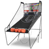 Foldable Basketball Arcade Game 2 Player Shooting Game-Grey
