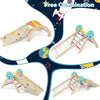 8-in-1 Foldable Climbing Toys with Ramp and Climbing Rope for Toddlers-Colourful
