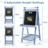 3-in-1 Double-sided Art Easel Foldable Easel for Kids-Blue