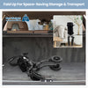 Foldable Rolling Walker with Seat-Black