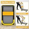 Folding Push Cart Dolly Moving Hand Truck with 360 Degree Swivel Wheels