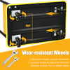Folding Push Cart Dolly Moving Hand Truck with 360 Degree Swivel Wheels