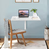 80 x 60 cm Wall Mounted Folding Table Drop-Leaf Floating Writing Desk-White
