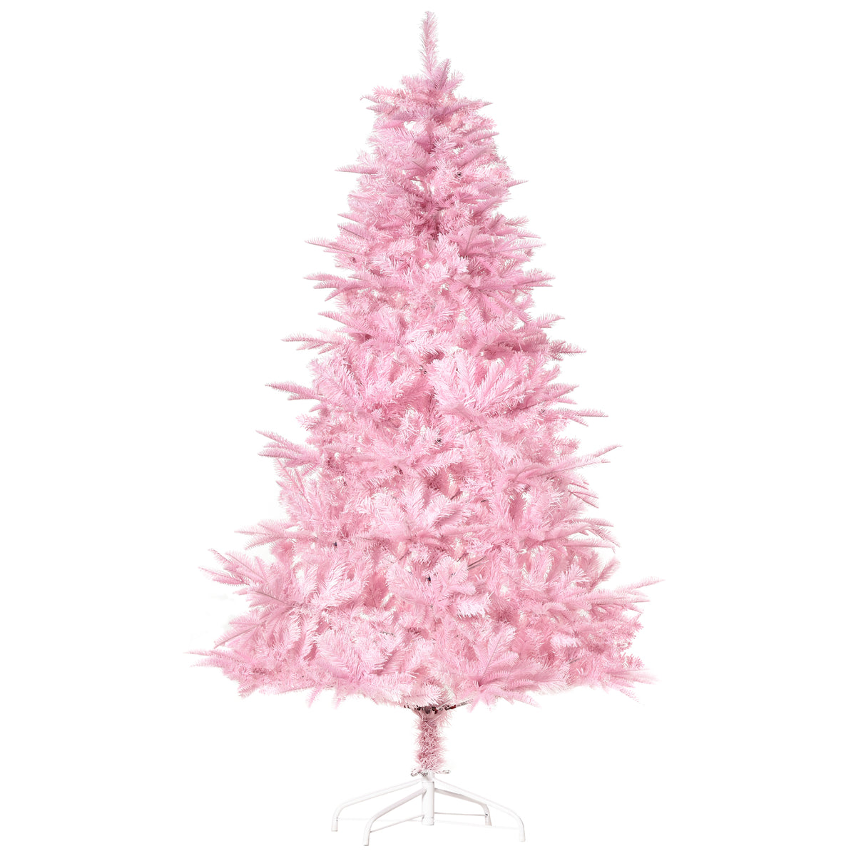 HOMCOM 6FT Artificial Christmas Tree in Pink