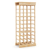 40-Bottle Freestanding Wine Rack Storage Shelf with Tabletop