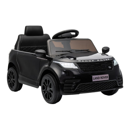 AIYAPLAY Range Rover Velar Licensed 12V Electric Car for Kids with Remote, 4-Wheel Suspension, Slow Start for 2-4 Years, Black