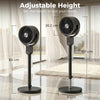 HOMCOM 20 dB Silent Standing Fan for Bedroom, 42