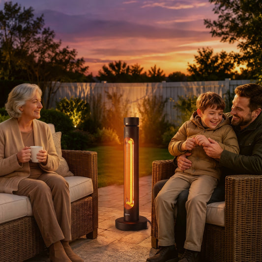Outsunny 2000 W Electric Infrared Patio Heater in Black