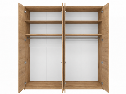 Genua Four Hinged Door Wardrobe