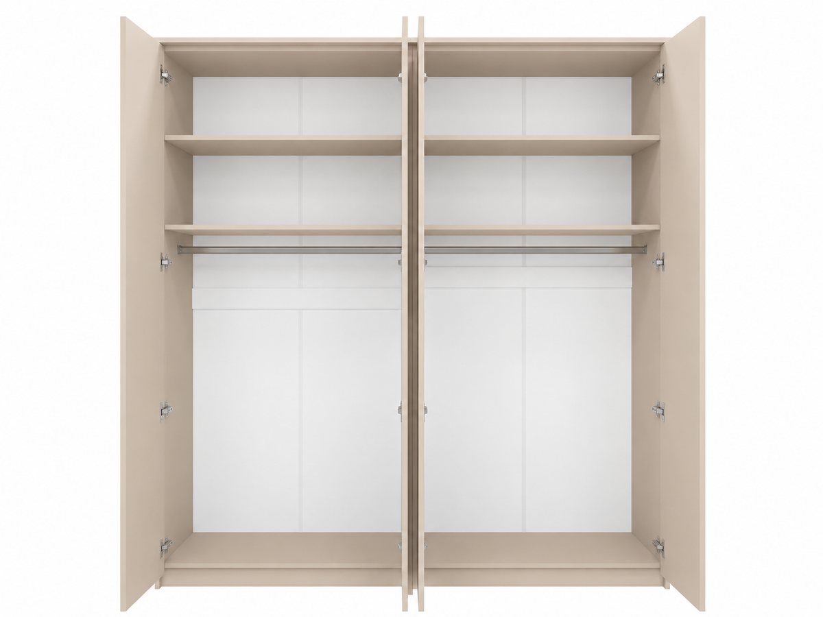 Genua Four Hinged Door Wardrobe