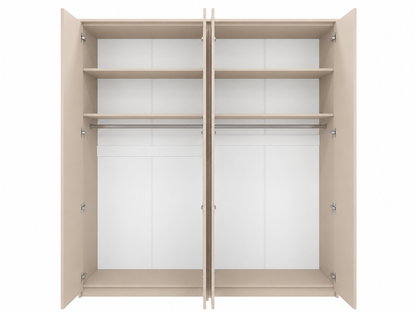 Genua Four Hinged Door Wardrobe