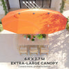 Outsunny 4.6m Double Garden Parasol - Orange