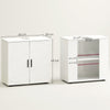 kleankin Under Sink Cabinet with Shelf - White