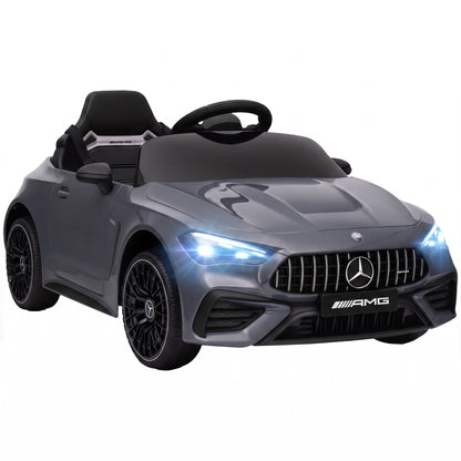AIYAPLAY Licensed Mercedes AMG Kids Electric Car in Grey