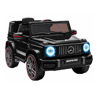 AIYAPLAY Licensed Mercedes-AMG G63 12V Kids Ride on Car with Remote Dual Motors Rear Suspension Slow Start for 3-6 Years, Black