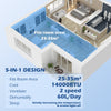 HOMCOM 14000 BTU Mobile Air Conditioner for Room up to 35mÂ², Smart Home WiFi Compatible, with Dehumidifier, Fan, 24H Timer