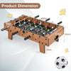 Game Room Size Football Table Space Saving Table Football-Natural