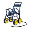 Garden Hose Reel Cart 4 Wheels 100 m of 16 mm Large Capacity-Navy