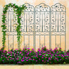 Garden Trellis with Foldable Shelf and Anti-Tipping Device-Dark Green-1 Pack
